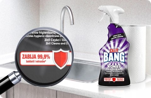 CILLIT BANG Spray Koniec z Pleśnią do Czyszczenia Łazienki 750 ml