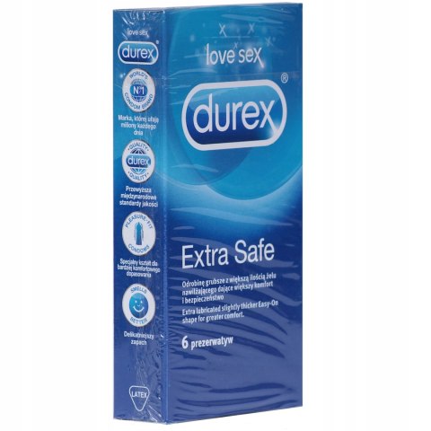 Durex prezerwatywy Extra Safe 6 sztuk