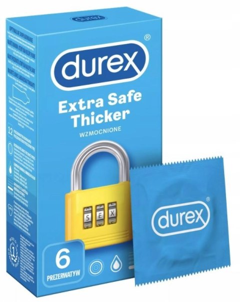 Durex prezerwatywy Extra Safe 6 sztuk