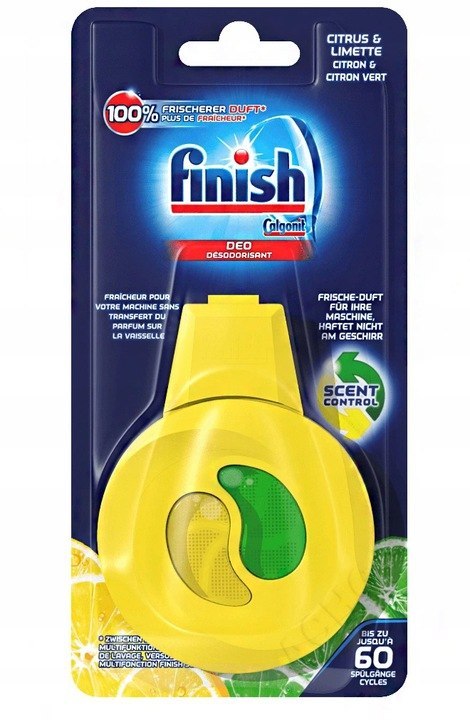 FINISH ZPACH DO ZMYWARKI 4ML 60 CYKLI LEMON