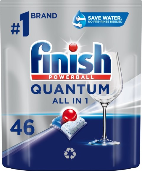 Finish Quantum Fresh Kapsułki do mycia naczyń 46 szt