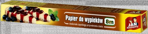 JAN NIEZBĘDNY PAPIER DO WYPIEKÓW PIECZENIA 8m + 2m gratis