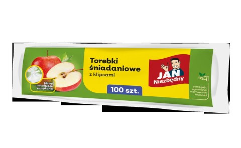 Jan Niezbędny Torebki śniadaniowe z klipsami