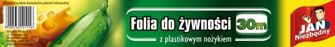 Jan niezbędny folia do żywności z ostrzem 30m