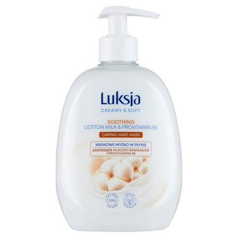 LUKSJA MYDŁO 500ml COTTON MILK & PROVITAMIN B5