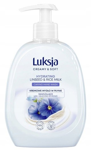 LUKSJA MYDŁO W PŁYNIE 500 ml POMPKA LINSEED