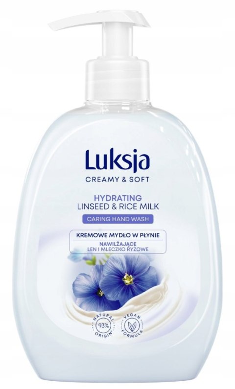 LUKSJA MYDŁO W PŁYNIE 500 ml POMPKA LINSEED