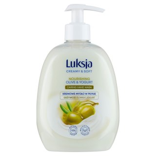 LUKSJA MYDŁO W PŁYNIE DOZOWNIK 500ML CREAMY&SOFT OLIWKA I JOGURT