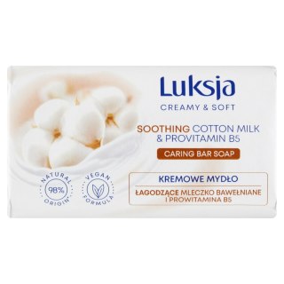 LUKSJA Mydło w kostce 90 g Cotton- Bawełna