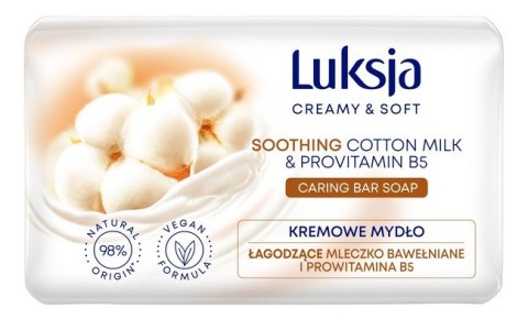 LUKSJA Mydło w kostce 90 g Cotton- Bawełna