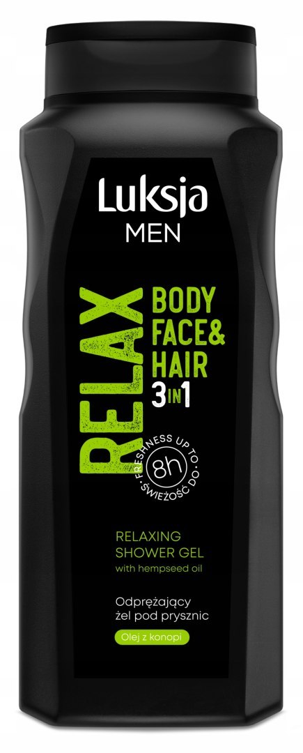 LUKSJA ŻEL POD PRYSZNIC 3W1 500ML MEN RELAX