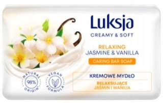 LUKSJA relaksujące mydło w kostce JAŚMIN WANILIA 90 g