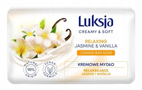 LUKSJA relaksujące mydło w kostce JAŚMIN WANILIA 90 g