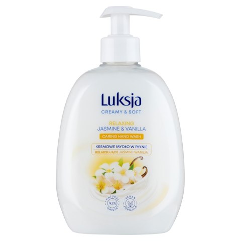 Luksja Creamy & Soft Kremowe Mydło w płynie Jaśmin i Wanilia 500ml