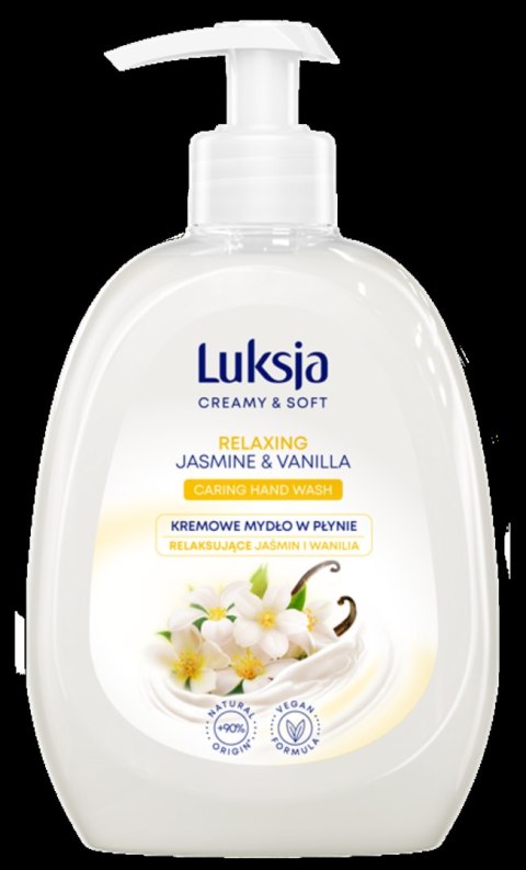 Luksja Creamy & Soft Kremowe Mydło w płynie Jaśmin i Wanilia 500ml