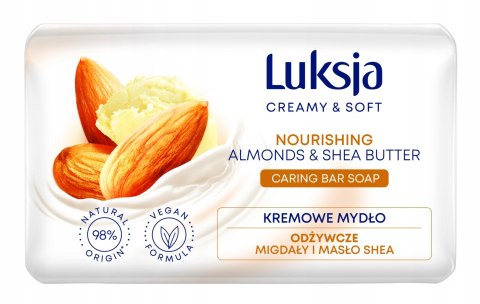 Luksja Mydło w kostce 90g migdały i masło shea