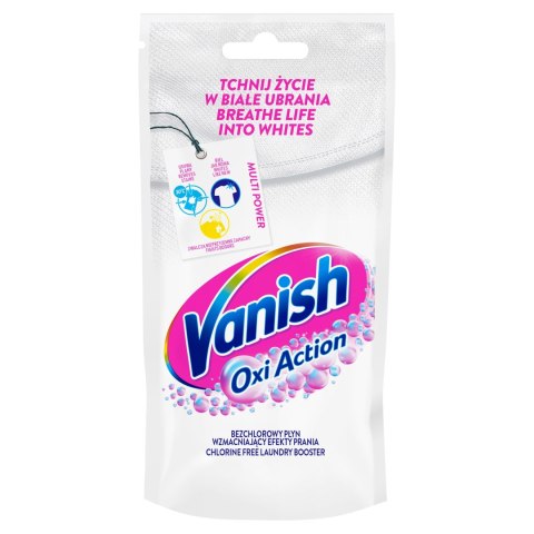 VANISH ODPLAMIACZ W PŁYNIE DO BIAŁEGO PRANIA 100 ML OXI ACTION