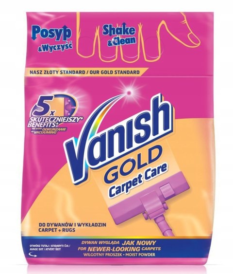 Vanish Gold proszek do prania czyszczenia dywanów tapicerki Oxi Action 650g