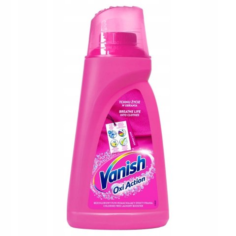 Vanish OXI PINK odplamiacz w płynie do koloru 1 L