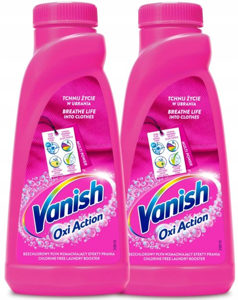 Vanish OXI PINK odplamiacz w płynie do koloru 1 L