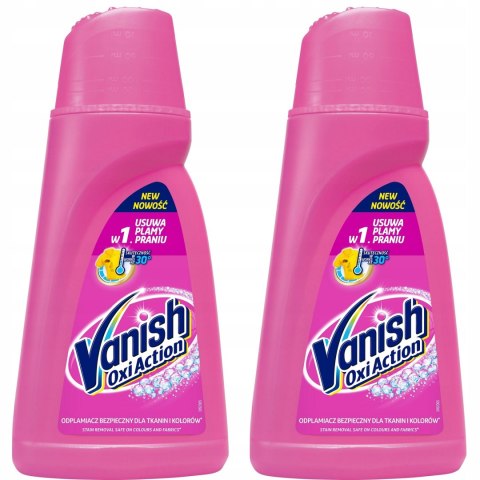 Vanish OXI PINK odplamiacz w płynie do koloru 1 L