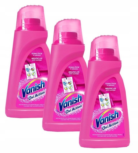 Vanish OXI PINK odplamiacz w płynie do koloru 1 L