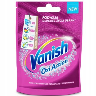 Vanish odplamiacz proszek tkanin kolorowych Oxi Action Pink do koloru 30 g