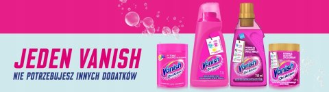 Vanish odplamiacz proszek tkanin kolorowych Oxi Action Pink do koloru 30 g