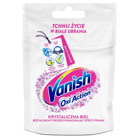 Vanish odplamiacz wybielacz proszek do tkanin białych Oxi Action White 30 g