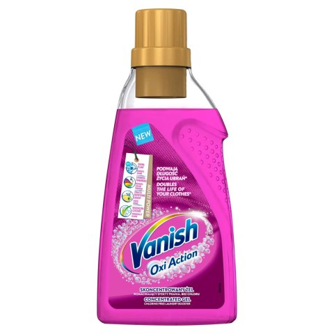 Vanish odplamiacz żel do tkanin kolorowych skoncentrowany Oxi Action 750 ml