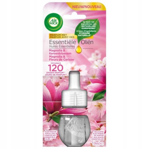 Air Wick Elektryczny Odświeżacz Powietrza Wiśnia i Magnolia Wkład 19 ml