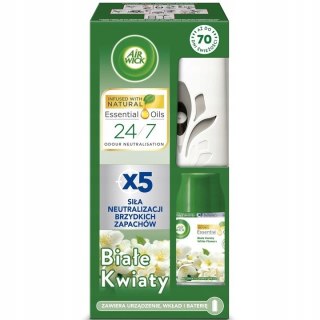 Air Wick Freshmatic Odświeżacz Powietrza Białe Kwiaty zapach Komplet 250 ml