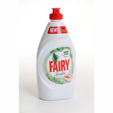 FAIRY SENSITIVE PŁYN DO NACZYŃ MIĘTA DRZEWO HERBACIANE aktywna piana 450ML