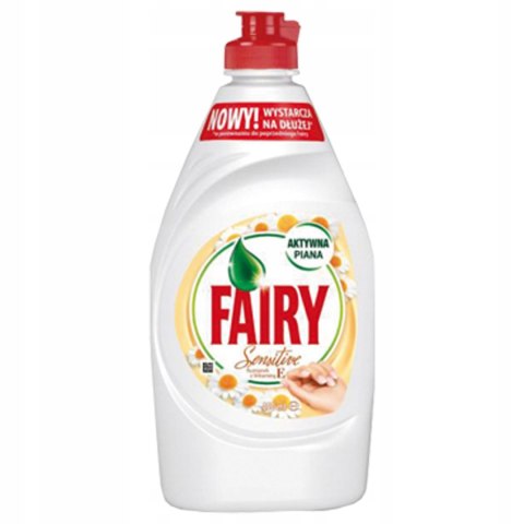 Fairy Sensitive Rumianek witamina E Płyn do naczyń aktywna piana 450ml