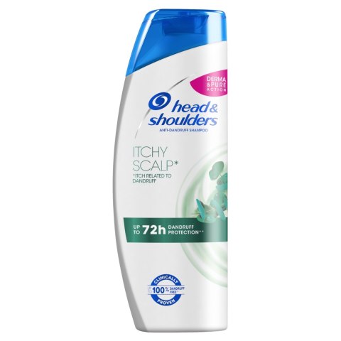 HEAD&SHOULDERS ITCHY SCALP SZAMPON DO WŁOSÓW PRZECIWŁUPIEŻOWY KOJĄCY 400 ml