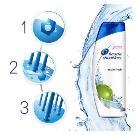 Head & Shoulders Apple Fresh przeciwłupieżowy szampon do włosów 360 ml