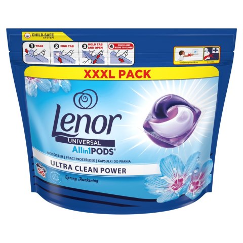 Lenor All-in1 kapsułki do prania Spring Awakening 56 sztuk