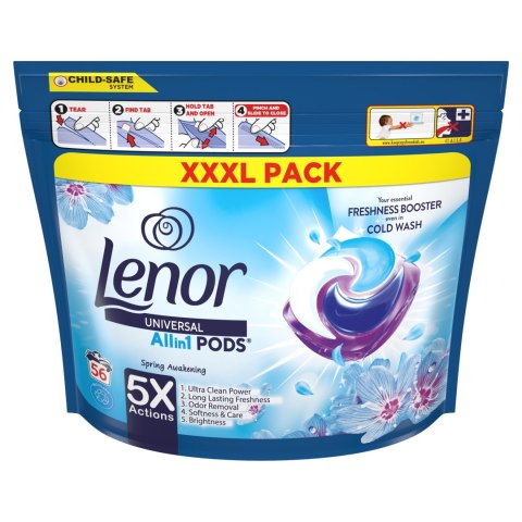 Lenor All-in1 kapsułki do prania Spring Awakening 56 sztuk