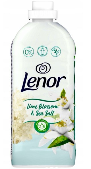 Lenor Lime BlossomSea Salt Płyn zmiękczający do płukania tkanin 1200 ml