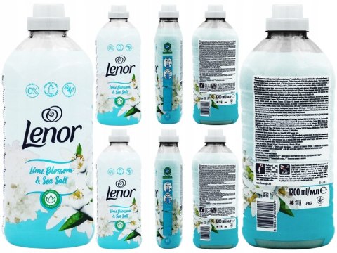 Lenor Lime BlossomSea Salt Płyn zmiękczający do płukania tkanin 1200 ml