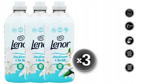 Lenor Lime BlossomSea Salt Płyn zmiękczający do płukania tkanin 1200 ml