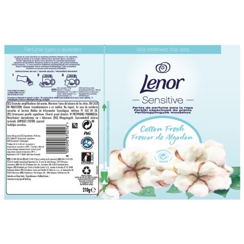 Lenor Perełki zapachowe do prania Cotton Fresh 210