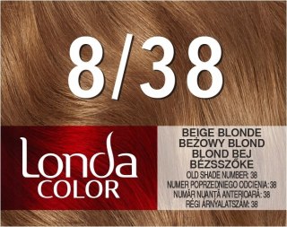 Londa Color Nr 8/38 Beżowy Blond stary nr 38