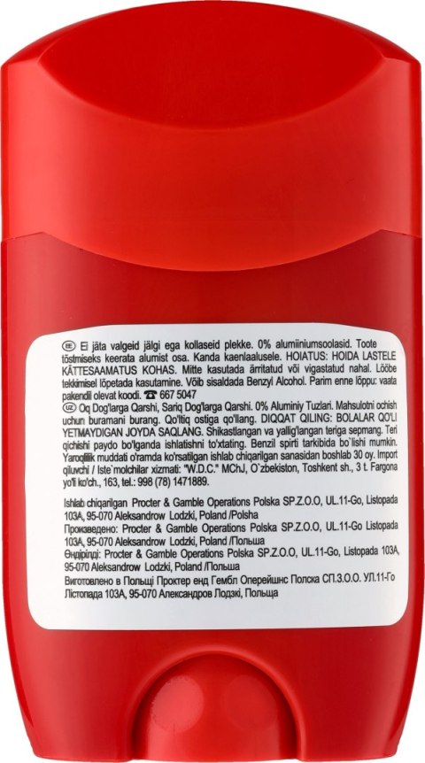 OLD SPICE Original, dezodorant w sztyfcie, 50 ml