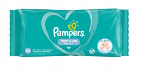 PAMPERS CHUSTECZKI NAWILŻANE FRESH CLEAN 4 x 52 SZT (208 szt)