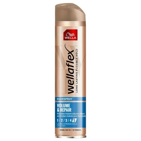 WELLAFLEX LAKIER DO WŁOSÓW VOLUME&REPAIR 250ml