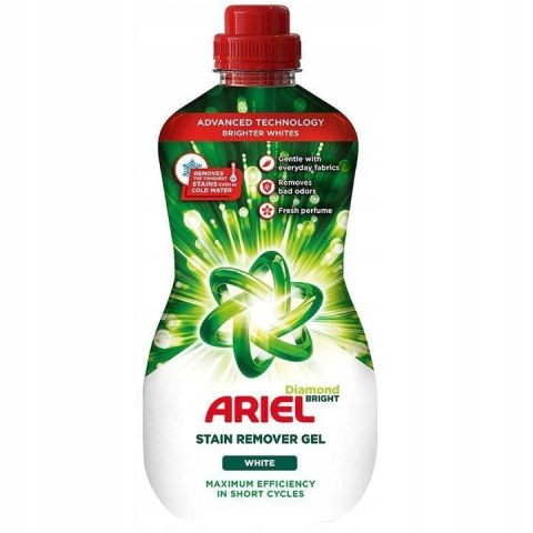 Ariel Odplamiacz do tkanin w płynie do trudnych plam Do Białego 950ml