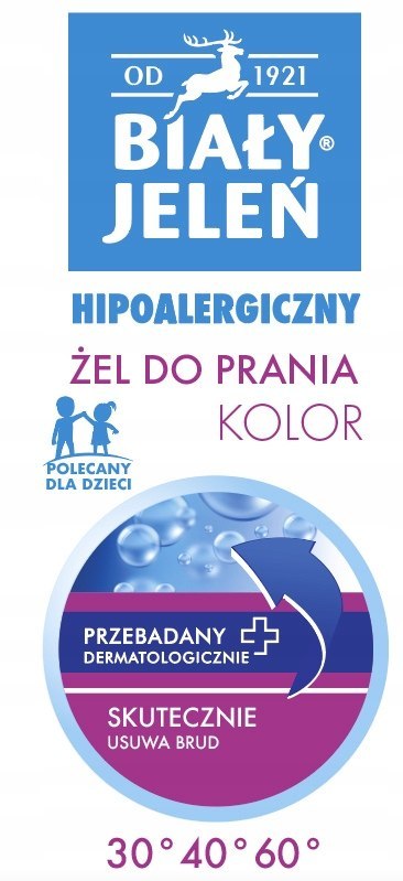 BIAŁY JELEŃ Żel do prania Kolor - 1,5L