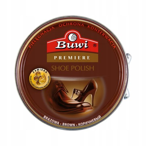 BUWI Pasta do butów brązowa w puszce 40 ml