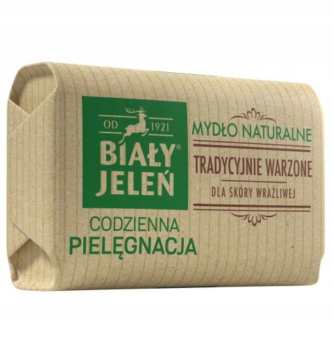 Biały Jeleń Mydło w kostce z lnem Premium 100g